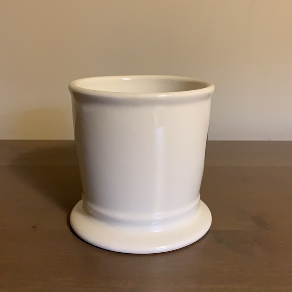 Anthropologie Cream and Black Ceramic Letter C Mug - Picture 5 of 7